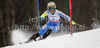Maria Pietilae-Holmner of Sweden skiing in first run of Women slalom race of FIS alpine skiing World Championships in Garmisch-Partenkirchen, Germany. Women slalom race of FIS alpine skiing World Championships, was held on Saturday, 19th of February 2011, in Garmisch-Partenkirchen, Germany.
