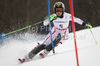 Kathrin Zettel of Austria skiing in first run of Women slalom race of FIS alpine skiing World Championships in Garmisch-Partenkirchen, Germany. Women slalom race of FIS alpine skiing World Championships, was held on Saturday, 19th of February 2011, in Garmisch-Partenkirchen, Germany.
