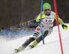Katharina Duerr of Germany skiing in first run of Women slalom race of FIS alpine skiing World Championships in Garmisch-Partenkirchen, Germany. Women slalom race of FIS alpine skiing World Championships, was held on Saturday, 19th of February 2011, in Garmisch-Partenkirchen, Germany.
