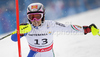 Manuela Moelgg of Italy skiing in first run of Women slalom race of FIS alpine skiing World Championships in Garmisch-Partenkirchen, Germany. Women slalom race of FIS alpine skiing World Championships, was held on Saturday, 19th of February 2011, in Garmisch-Partenkirchen, Germany.
