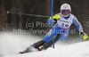 Frida Hansdotter of Sweden skiing in first run of Women slalom race of FIS alpine skiing World Championships in Garmisch-Partenkirchen, Germany. Women slalom race of FIS alpine skiing World Championships, was held on Saturday, 19th of February 2011, in Garmisch-Partenkirchen, Germany.
