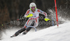 Anne-Sophie Barthet of France skiing in first run of Women slalom race of FIS alpine skiing World Championships in Garmisch-Partenkirchen, Germany. Women slalom race of FIS alpine skiing World Championships, was held on Saturday, 19th of February 2011, in Garmisch-Partenkirchen, Germany.

