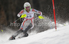 Anne-Sophie Barthet of France skiing in first run of Women slalom race of FIS alpine skiing World Championships in Garmisch-Partenkirchen, Germany. Women slalom race of FIS alpine skiing World Championships, was held on Saturday, 19th of February 2011, in Garmisch-Partenkirchen, Germany.
