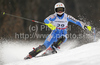 Emelie Wikstroem of Sweden skiing in first run of Women slalom race of FIS alpine skiing World Championships in Garmisch-Partenkirchen, Germany. Women slalom race of FIS alpine skiing World Championships, was held on Saturday, 19th of February 2011, in Garmisch-Partenkirchen, Germany.
