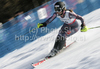 Erin Mielzynski of Canada skiing in second run of Women slalom race of FIS alpine skiing World Championships in Garmisch-Partenkirchen, Germany. Women slalom race of FIS alpine skiing World Championships, was held on Saturday, 19th of February 2011, in Garmisch-Partenkirchen, Germany.
