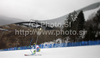 Mitja Valencic of Slovenia skiing in second run of Men slalom race of FIS alpine skiing World Championships in Garmisch-Partenkirchen, Germany. Men slalom race of FIS alpine skiing World Championships, was held on Sunday, 20th of February 2011, in Garmisch-Partenkirchen, Germany.
