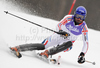 Jean-Baptiste Grange of France skiing in first run of Men slalom race of FIS alpine skiing World Championships in Garmisch-Partenkirchen, Germany. Men slalom race of FIS alpine skiing World Championships, was held on Sunday, 20th of February 2011, in Garmisch-Partenkirchen, Germany.
