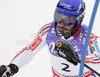 Jean-Baptiste Grange of France skiing in first run of Men slalom race of FIS alpine skiing World Championships in Garmisch-Partenkirchen, Germany. Men slalom race of FIS alpine skiing World Championships, was held on Sunday, 20th of February 2011, in Garmisch-Partenkirchen, Germany.
