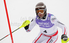 Reinfried Herbst of Austria skiing in first run of Men slalom race of FIS alpine skiing World Championships in Garmisch-Partenkirchen, Germany. Men slalom race of FIS alpine skiing World Championships, was held on Sunday, 20th of February 2011, in Garmisch-Partenkirchen, Germany.
