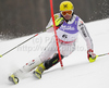 Ivica Kostelic of Croatia skiing in first run of Men slalom race of FIS alpine skiing World Championships in Garmisch-Partenkirchen, Germany. Men slalom race of FIS alpine skiing World Championships, was held on Sunday, 20th of February 2011, in Garmisch-Partenkirchen, Germany.
