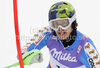 Axel Baeck of Sweden skiing in first run of Men slalom race of FIS alpine skiing World Championships in Garmisch-Partenkirchen, Germany. Men slalom race of FIS alpine skiing World Championships, was held on Sunday, 20th of February 2011, in Garmisch-Partenkirchen, Germany.
