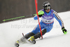 Jens Byggmark of Sweden skiing in first run of Men slalom race of FIS alpine skiing World Championships in Garmisch-Partenkirchen, Germany. Men slalom race of FIS alpine skiing World Championships, was held on Sunday, 20th of February 2011, in Garmisch-Partenkirchen, Germany.
