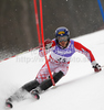 Naoki Yuasa of Japan skiing in first run of Men slalom race of FIS alpine skiing World Championships in Garmisch-Partenkirchen, Germany. Men slalom race of FIS alpine skiing World Championships, was held on Sunday, 20th of February 2011, in Garmisch-Partenkirchen, Germany.
