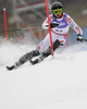 Alexis Pinturault of France skiing in first run of Men slalom race of FIS alpine skiing World Championships in Garmisch-Partenkirchen, Germany. Men slalom race of FIS alpine skiing World Championships, was held on Sunday, 20th of February 2011, in Garmisch-Partenkirchen, Germany.
