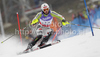 Fritz Dopfer of Germany skiing in first run of Men slalom race of FIS alpine skiing World Championships in Garmisch-Partenkirchen, Germany. Men slalom race of FIS alpine skiing World Championships, was held on Sunday, 20th of February 2011, in Garmisch-Partenkirchen, Germany.
