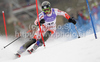 Victor Malmstrom of Finland skiing in first run of Men slalom race of FIS alpine skiing World Championships in Garmisch-Partenkirchen, Germany. Men slalom race of FIS alpine skiing World Championships, was held on Sunday, 20th of February 2011, in Garmisch-Partenkirchen, Germany.
