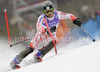 Victor Malmstrom of Finland skiing in first run of Men slalom race of FIS alpine skiing World Championships in Garmisch-Partenkirchen, Germany. Men slalom race of FIS alpine skiing World Championships, was held on Sunday, 20th of February 2011, in Garmisch-Partenkirchen, Germany.
