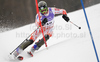 Victor Malmstrom of Finland skiing in first run of Men slalom race of FIS alpine skiing World Championships in Garmisch-Partenkirchen, Germany. Men slalom race of FIS alpine skiing World Championships, was held on Sunday, 20th of February 2011, in Garmisch-Partenkirchen, Germany.
