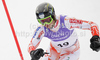 Victor Malmstrom of Finland skiing in first run of Men slalom race of FIS alpine skiing World Championships in Garmisch-Partenkirchen, Germany. Men slalom race of FIS alpine skiing World Championships, was held on Sunday, 20th of February 2011, in Garmisch-Partenkirchen, Germany.
