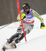 Stefan Luitz of Germany skiing in first run of Men slalom race of FIS alpine skiing World Championships in Garmisch-Partenkirchen, Germany. Men slalom race of FIS alpine skiing World Championships, was held on Sunday, 20th of February 2011, in Garmisch-Partenkirchen, Germany.
