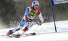Carlo Janka of Switzerland skiing in first run of Men giant slalom race of Audi FIS alpine skiing World Cup 2010-2011 in Kranjska Gora, Slovenia. Men giant slalom race of FIS alpine skiing World Championships, was held on Saturday, 5th of March 2011, in Kranjska Gora, Slovenia.

