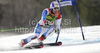 Carlo Janka of Switzerland skiing in first run of Men giant slalom race of Audi FIS alpine skiing World Cup 2010-2011 in Kranjska Gora, Slovenia. Men giant slalom race of FIS alpine skiing World Championships, was held on Saturday, 5th of March 2011, in Kranjska Gora, Slovenia.
