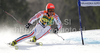 Cyprien Richard of France skiing in first run of Men giant slalom race of Audi FIS alpine skiing World Cup 2010-2011 in Kranjska Gora, Slovenia. Men giant slalom race of FIS alpine skiing World Championships, was held on Saturday, 5th of March 2011, in Kranjska Gora, Slovenia.
