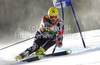 Ivica Kostelic of Croatia skiing in first run of Men giant slalom race of Audi FIS alpine skiing World Cup 2010-2011 in Kranjska Gora, Slovenia. Men giant slalom race of FIS alpine skiing World Championships, was held on Saturday, 5th of March 2011, in Kranjska Gora, Slovenia.
