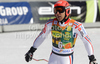 Fourth placed Cyprien Richard of France reacts in finish of second run of Men giant slalom race of Audi FIS alpine skiing World Cup 2010-2011 in Kranjska Gora, Slovenia. Men giant slalom race of FIS alpine skiing World Championships, was held on Saturday, 5th of March 2011, in Kranjska Gora, Slovenia.

