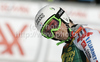 Steve Missillier of France reacts in finish of second run of Men giant slalom race of Audi FIS alpine skiing World Cup 2010-2011 in Kranjska Gora, Slovenia. Men giant slalom race of FIS alpine skiing World Championships, was held on Saturday, 5th of March 2011, in Kranjska Gora, Slovenia.
