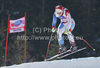 Marianne Abderhalden of Switzerland skiing during the Ladies downhill race of Audi FIS ski world cup in Tarvisio, Italy. Ladies downhill race of Audi FIS ski world cup was was held on Saturday, 5th of March 2011, in Tarvisio, Italy.
