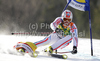 Thomas Fanara of France skiing in first run of Men giant slalom race of Audi FIS alpine skiing World Cup 2010-2011 in Kranjska Gora, Slovenia. Men giant slalom race of FIS alpine skiing World Championships, was held on Saturday, 5th of March 2011, in Kranjska Gora, Slovenia.
