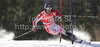 Naoki Yuasa of Japan skiing in first run of Men slalom race of Audi FIS alpine skiing World Cup 2010-2011 in Kranjska Gora, Slovenia. Men slalom race of FIS alpine skiing World Championships, was held on Sunday, 6th of March 2011, in Kranjska Gora, Slovenia.

