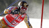 Trevor White of Canada skiing in first run of Men slalom race of Audi FIS alpine skiing World Cup 2010-2011 in Kranjska Gora, Slovenia. Men slalom race of FIS alpine skiing World Championships, was held on Sunday, 6th of March 2011, in Kranjska Gora, Slovenia.

