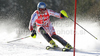 Kalle Palander of Finland skiing in first run of Men slalom race of Audi FIS alpine skiing World Cup 2010-2011 in Kranjska Gora, Slovenia. Men slalom race of FIS alpine skiing World Championships, was held on Sunday, 6th of March 2011, in Kranjska Gora, Slovenia.
