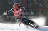 Leif Kristian Haugen of Norway skiing in first run of Men slalom race of Audi FIS alpine skiing World Cup 2010-2011 in Kranjska Gora, Slovenia. Men slalom race of FIS alpine skiing World Championships, was held on Sunday, 6th of March 2011, in Kranjska Gora, Slovenia.
