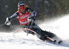 Leif Kristian Haugen of Norway skiing in first run of Men slalom race of Audi FIS alpine skiing World Cup 2010-2011 in Kranjska Gora, Slovenia. Men slalom race of FIS alpine skiing World Championships, was held on Sunday, 6th of March 2011, in Kranjska Gora, Slovenia.
