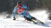 Truls Johansen of Norway skiing in first run of Men slalom race of Audi FIS alpine skiing World Cup 2010-2011 in Kranjska Gora, Slovenia. Men slalom race of FIS alpine skiing World Championships, was held on Sunday, 6th of March 2011, in Kranjska Gora, Slovenia.
