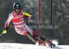 Santeri Paloniemi of Finland skiing in first run of Men slalom race of Audi FIS alpine skiing World Cup 2010-2011 in Kranjska Gora, Slovenia. Men slalom race of FIS alpine skiing World Championships, was held on Sunday, 6th of March 2011, in Kranjska Gora, Slovenia.
