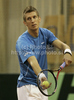 Jarkko Nieminen of Finland during match of Davis Cup between Slovenia and Finland. Match between Jarkko Nieminen of Finland and Blaz Kavcic of Slovenia was held in Tivoli Arena in Ljubljana, Slovenia, on Sunday, 6th of March 2011.
