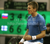 Jarkko Nieminen of Finland during match of Davis Cup between Slovenia and Finland. Match between Jarkko Nieminen of Finland and Blaz Kavcic of Slovenia was held in Tivoli Arena in Ljubljana, Slovenia, on Sunday, 6th of March 2011.
