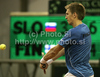 Jarkko Nieminen of Finland during match of Davis Cup between Slovenia and Finland. Match between Jarkko Nieminen of Finland and Blaz Kavcic of Slovenia was held in Tivoli Arena in Ljubljana, Slovenia, on Sunday, 6th of March 2011.
