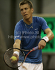 Jarkko Nieminen of Finland during match of Davis Cup between Slovenia and Finland. Match between Jarkko Nieminen of Finland and Blaz Kavcic of Slovenia was held in Tivoli Arena in Ljubljana, Slovenia, on Sunday, 6th of March 2011.
