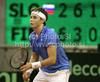 Micke Kontinen of Finland  during match of Davis Cup between Slovenia and Finland. Match between Micke Kontinen of Finland and Gregor Zemlja of Slovenia was held in Tivoli Arena in Ljubljana, Slovenia, on Sunday, 6th of March 2011.
