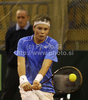 Micke Kontinen of Finland during match of Davis Cup between Slovenia and Finland. Match between Micke Kontinen of Finland and Gregor Zemlja of Slovenia was held in Tivoli Arena in Ljubljana, Slovenia, on Sunday, 6th of March 2011.

