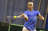 Micke Kontinen of Finland during match of Davis Cup between Slovenia and Finland. Match between Micke Kontinen of Finland and Gregor Zemlja of Slovenia was held in Tivoli Arena in Ljubljana, Slovenia, on Sunday, 6th of March 2011.
