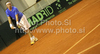 Micke Kontinen of Finland during match of Davis Cup between Slovenia and Finland. Match between Micke Kontinen of Finland and Gregor Zemlja of Slovenia was held in Tivoli Arena in Ljubljana, Slovenia, on Sunday, 6th of March 2011.
