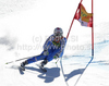 Anja Paerson of Sweden skiing during the Ladies Super G race of Audi FIS ski world cup in Tarvisio, Italy. Ladies Super G race of Audi FIS ski world cup was was held on Sunday, 6th of March 2011, in Tarvisio, Italy.
