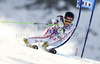 Elisabeth Goergl of Austria skiing in first run of women giant slalom race of Audi FIS Alpine skiing World cup in Soelden, Austria. First race of season 2011-2012 was held on Rettenbach glacier above Soelden, Austria, on Saturday, 22nd of October 2011.
