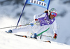 Federica Brignone of Italy skiing in first run of women giant slalom race of Audi FIS Alpine skiing World cup in Soelden, Austria. First race of season 2011-2012 was held on Rettenbach glacier above Soelden, Austria, on Saturday, 22nd of October 2011.
